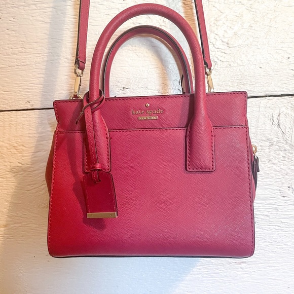 Kate Spade Cameron Street Candace Large Handbag Satchel Deep Plum Burgundy